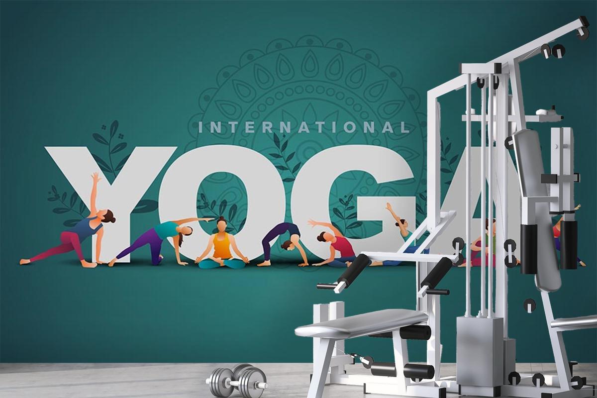 Yoga Duvar Kağıdı Spor Fitness Salonu