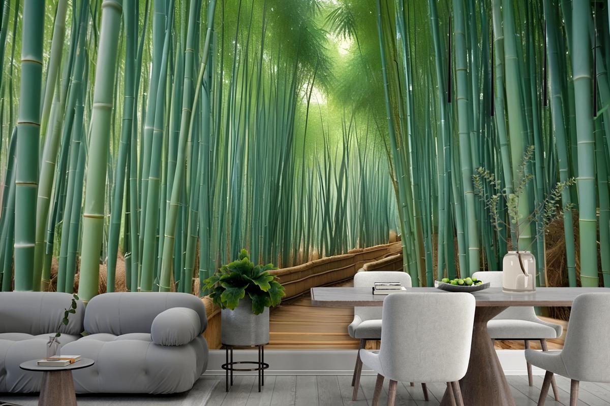 Bambu Ormanı Oasis Duvar Kağıdı 