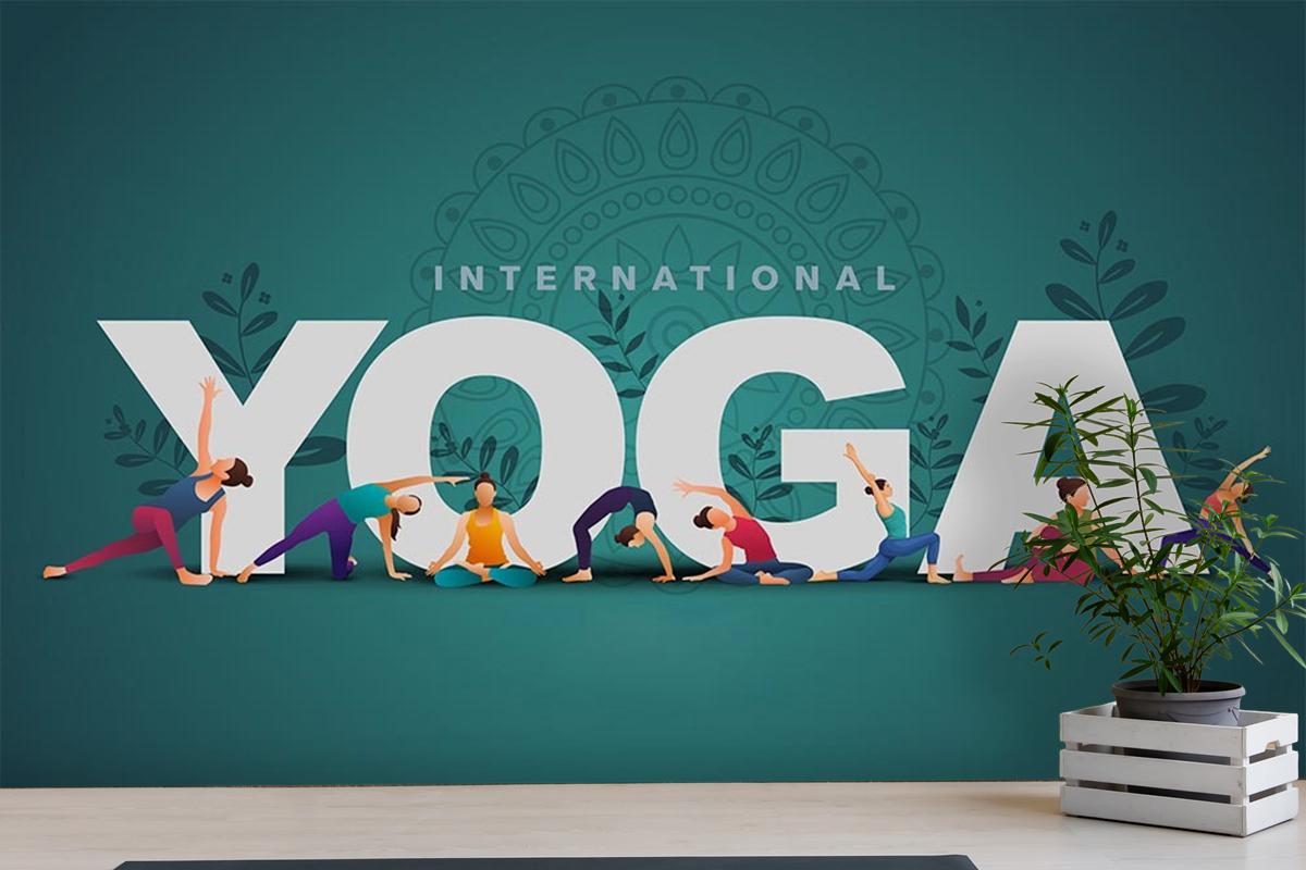 Yoga Duvar Kağıdı Spor Fitness Salonu