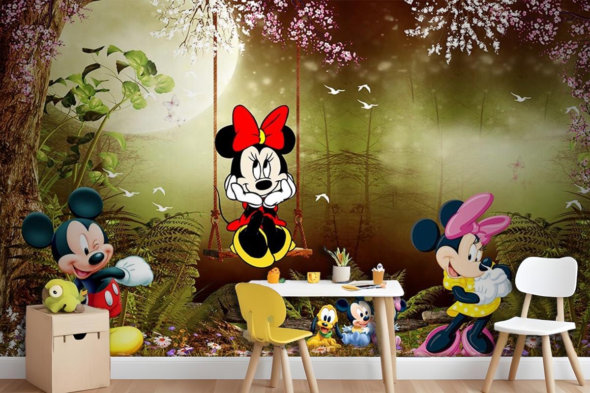 Çocuk Odası Duvar Kağıdı Mickey Mouse