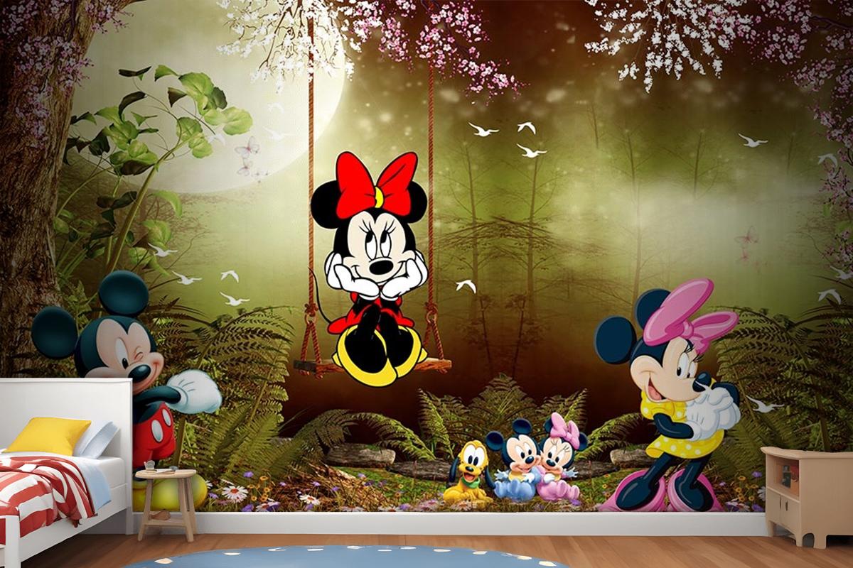 Çocuk Odası Duvar Kağıdı Mickey Mouse